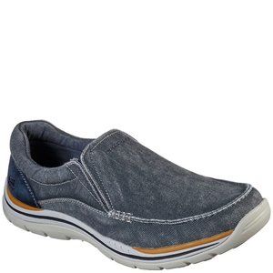 SKECHERS RELAXED FIT AVILLO CANVAS SLIP ON 8.5